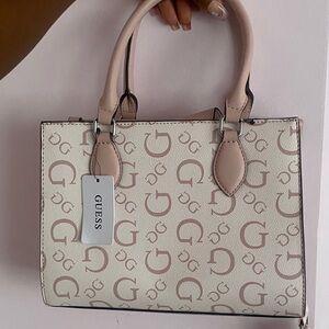 GUESS Blush and Cream Satchel